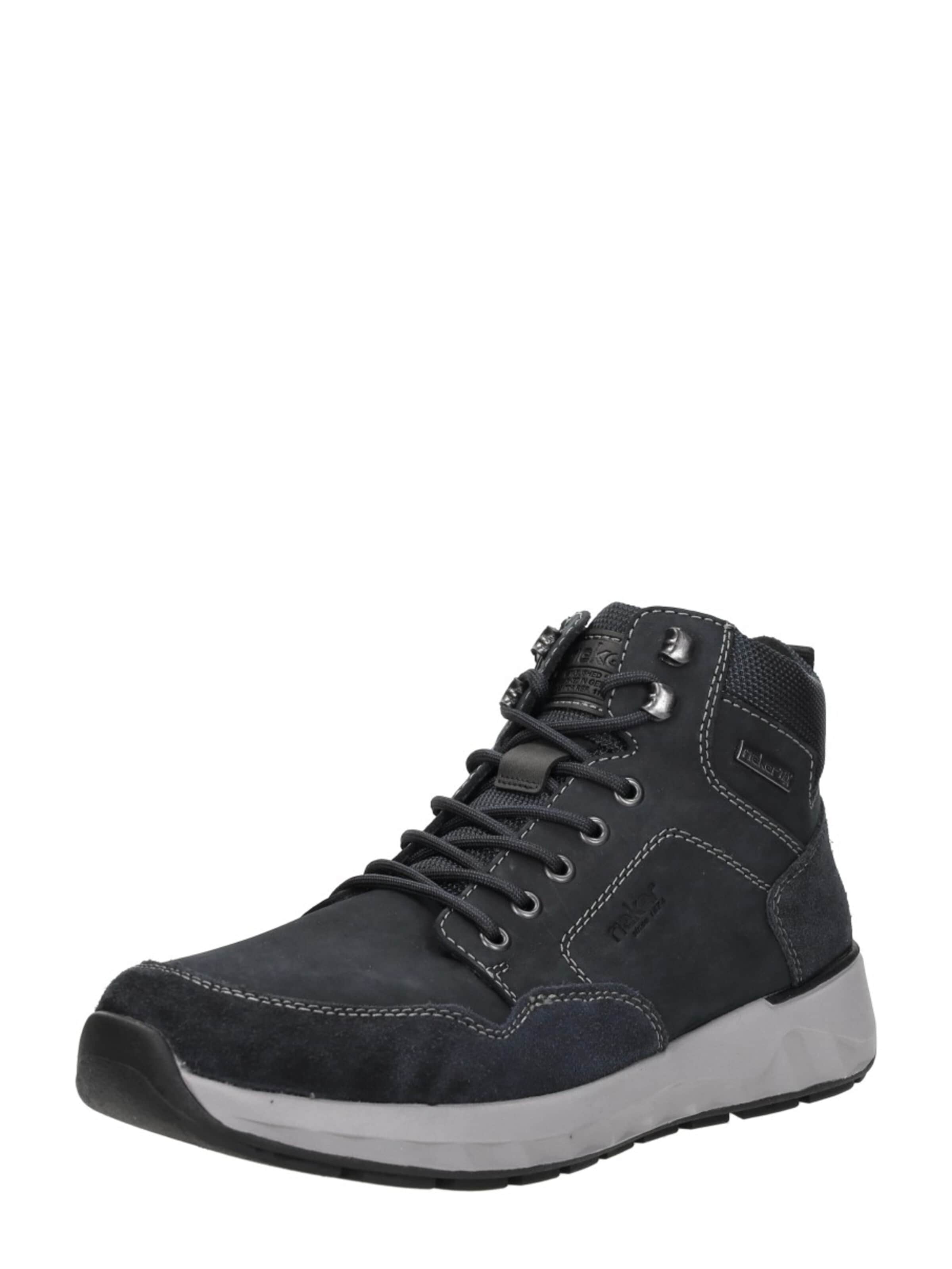 Bottes à lacets 'Veterschoenen Hoog' Rieker en bleu