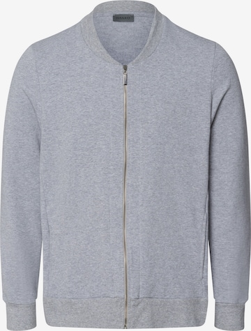 Veste de survêtement ' Natura Living ' Hanro en gris : devant