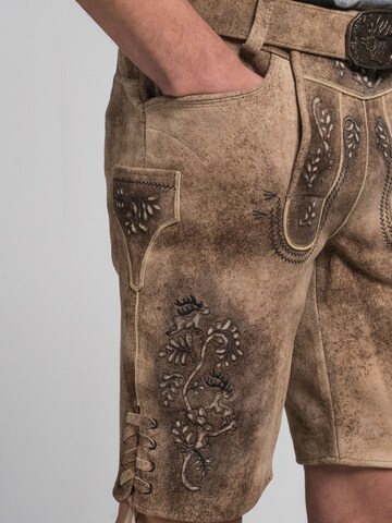 SPIETH & WENSKY Regular Traditional pants 'Andro' in Brown