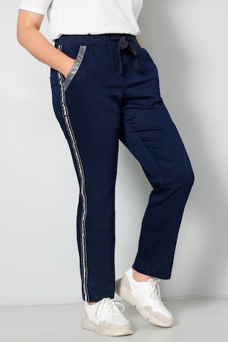 MIAMODA Slim fit Pants in Blue: front