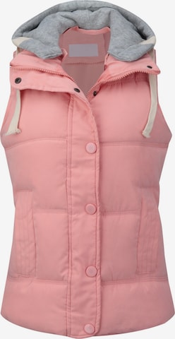 YOUTHUP Weste in Pink: Vorderseite
