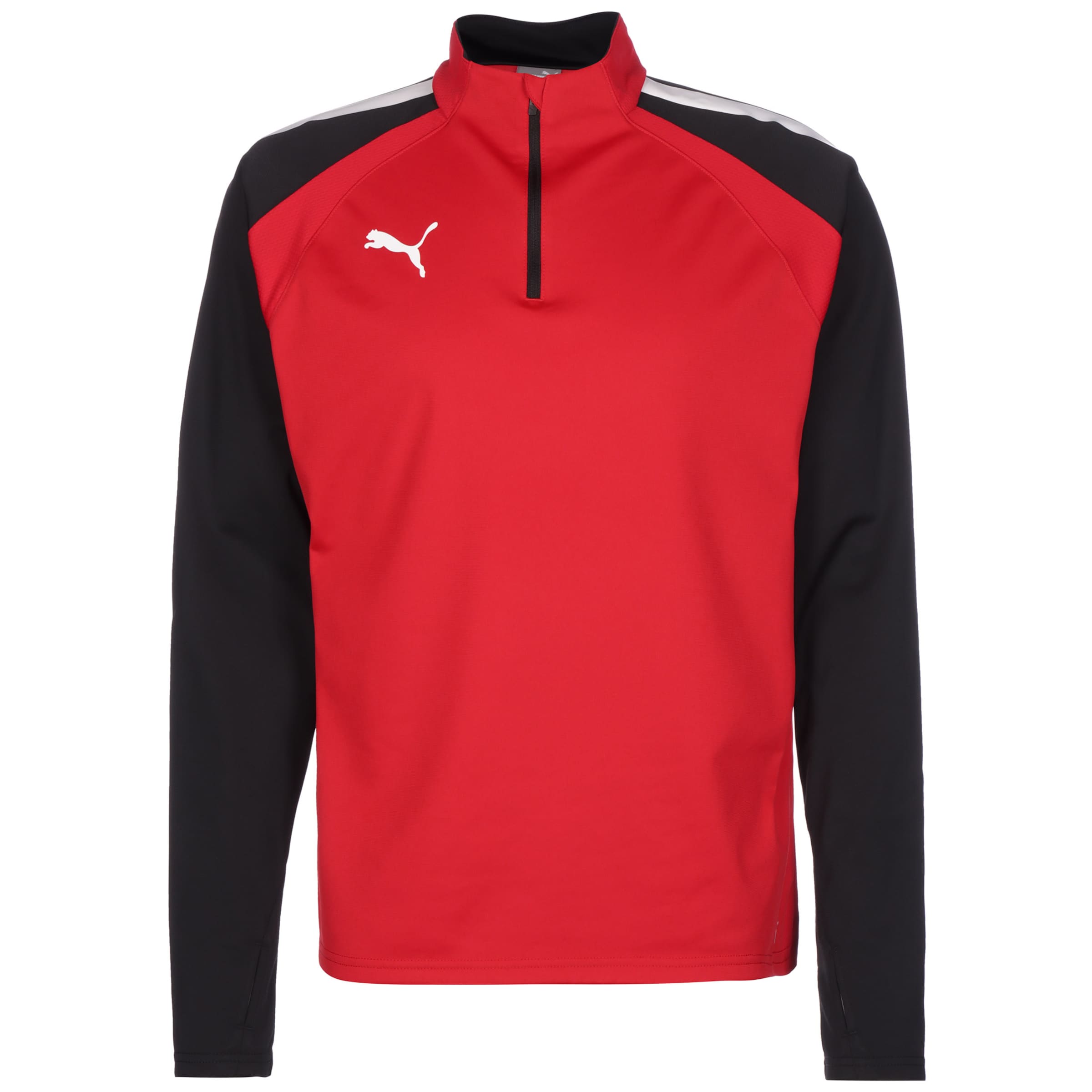 PUMA Sportsweatshirt 'Team Liga' in Rot: Vorderseite
