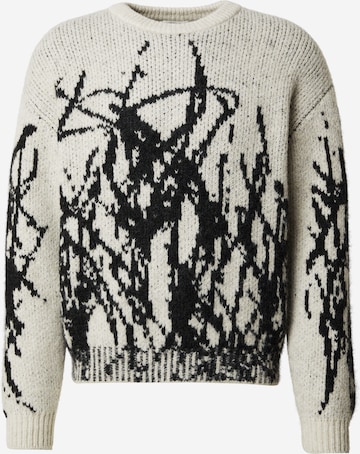 WEEKDAY Neulepaita 'Emilio' värissä beige: etupuoli