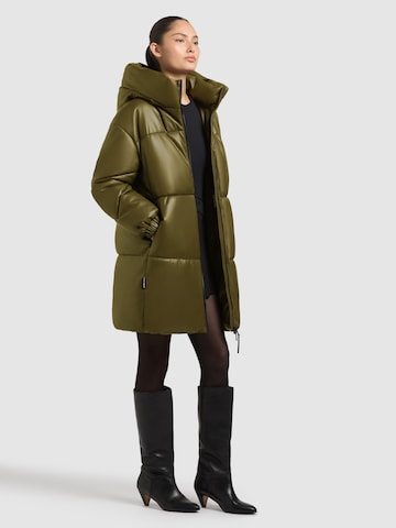 khujo Winter Coat 'Lorsa' in Green