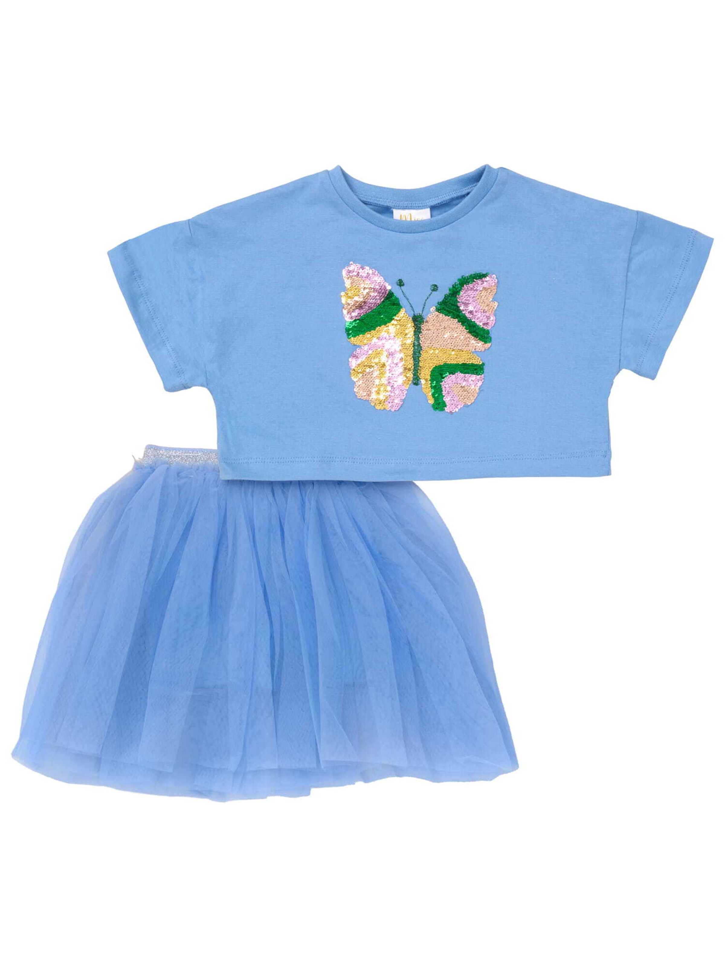 Set 'Schmetterling' Miss en bleu : devant