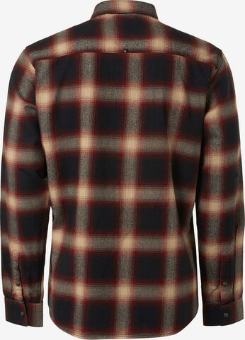 No Excess Regular fit Button Up Shirt in Red