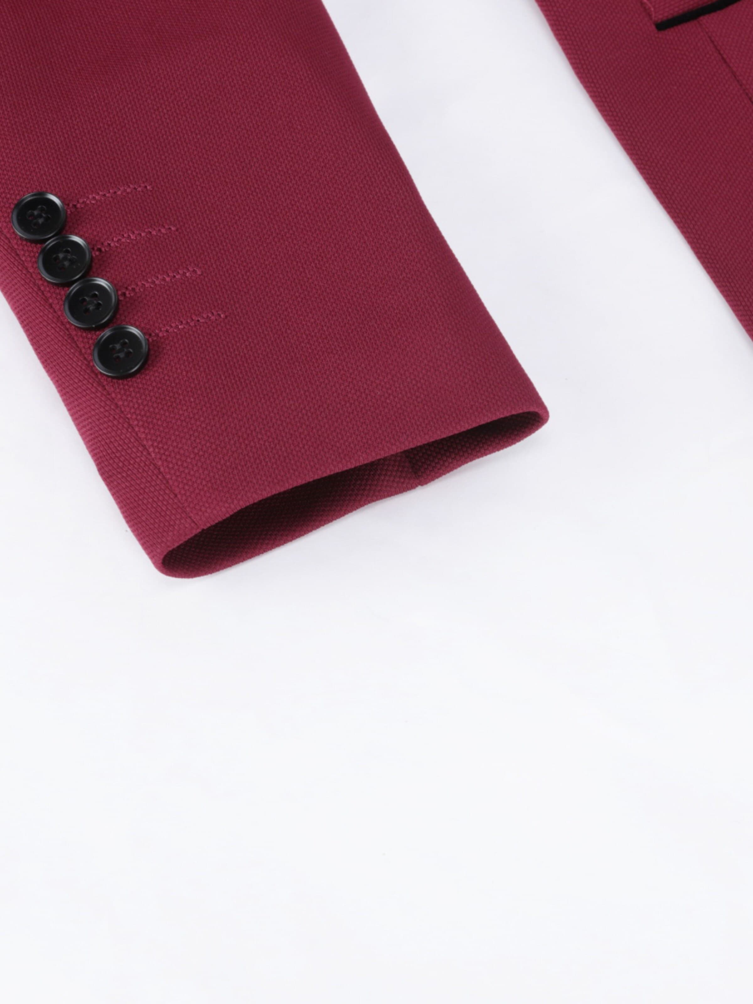 YOUTHUP Slim fit Suit 'Einheit' in Red
