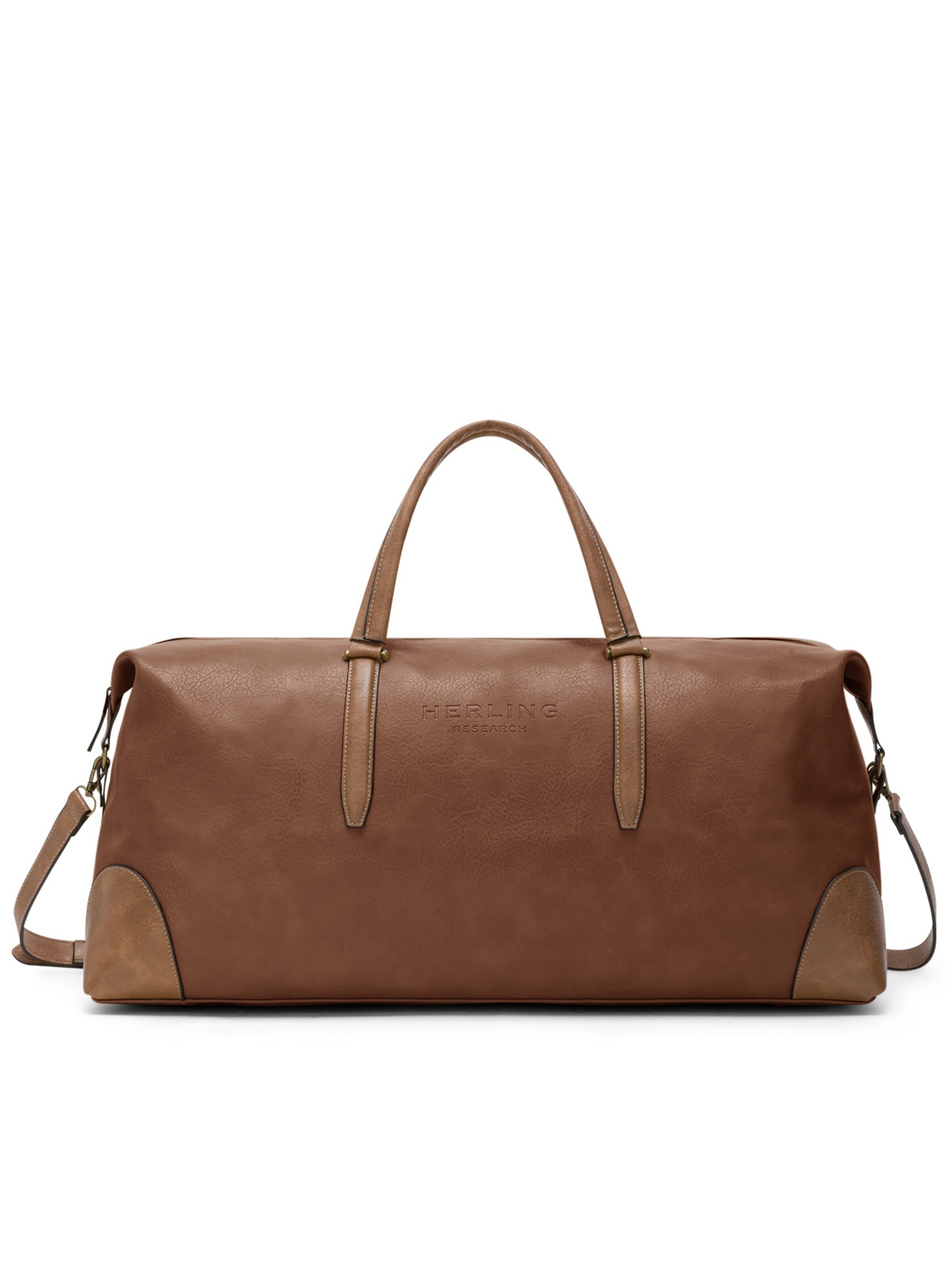 Herling Reisetasche 'Keegan'‌‌‌‌‌‌‌ in Braun: Vorderseite