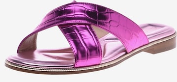 Baldinini Mules in Purple: front