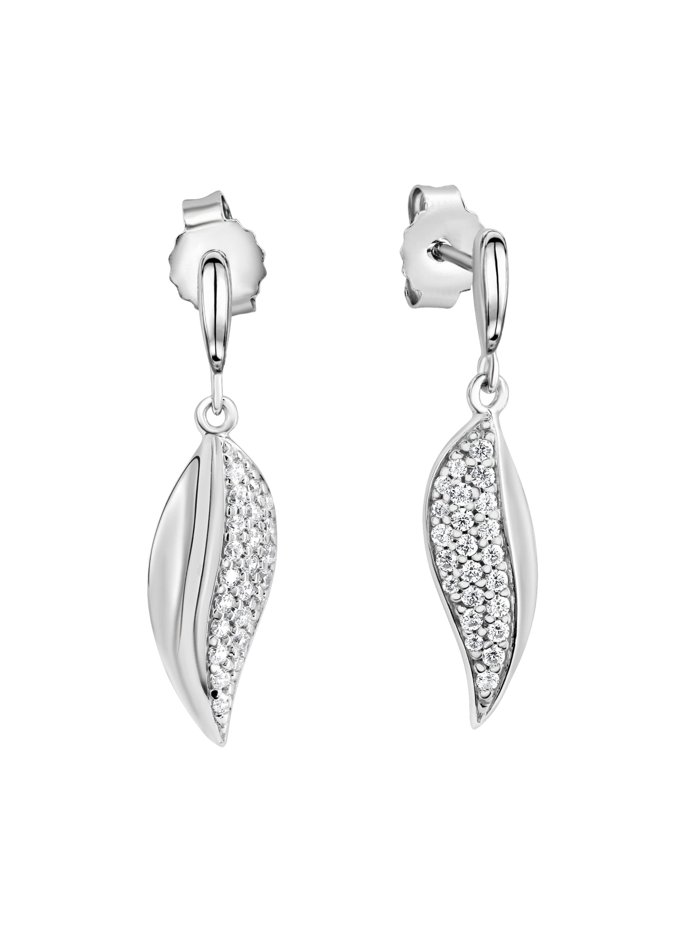 Zeeme Boucles d'oreilles en argent, Vue avec produit