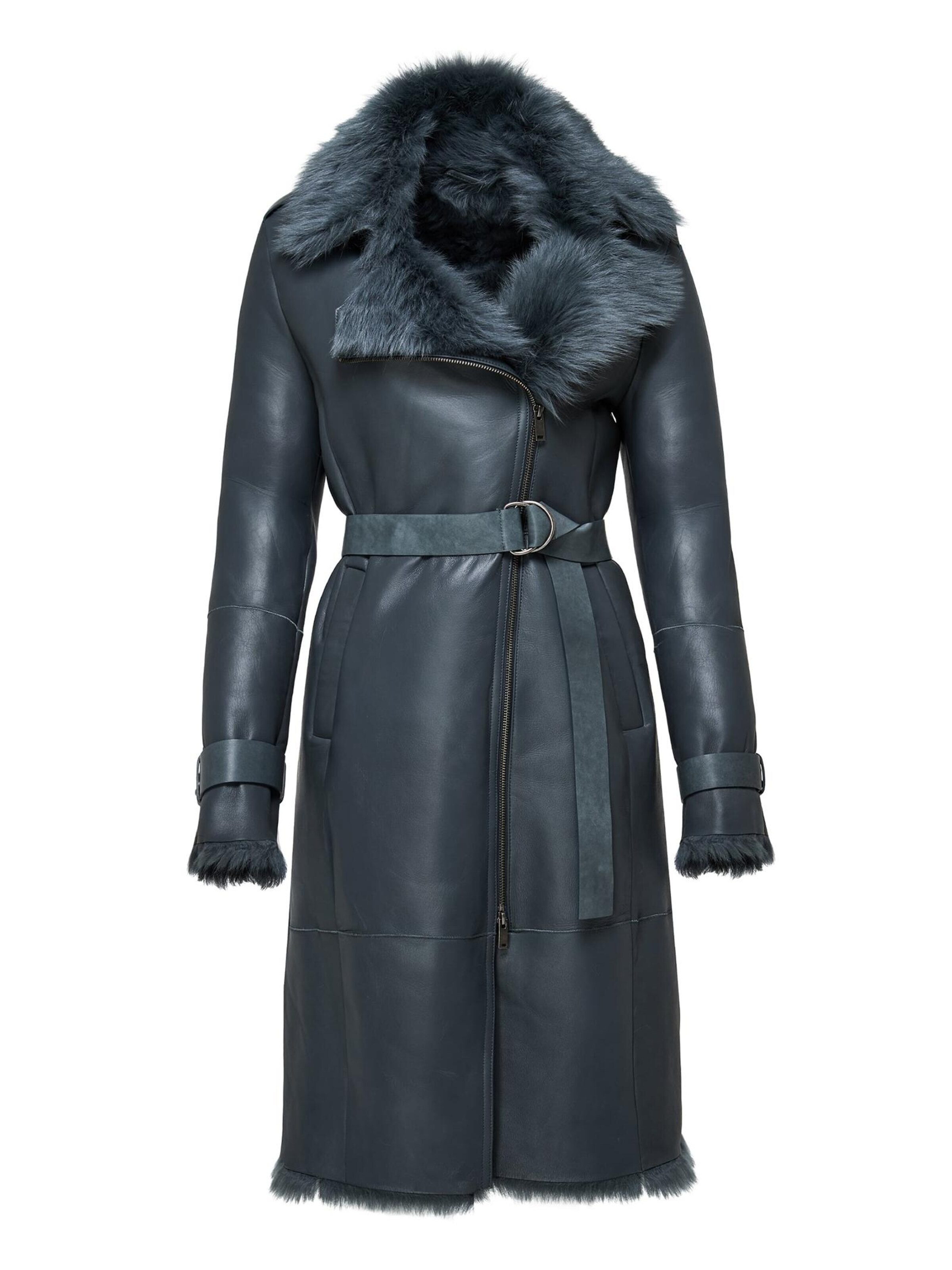 V S P Wintermantel 'Lyza'‌‌‌‌‌ in Blau: Vorderseite