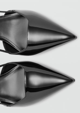MANGO Slingpumps 'TONIOBL' in Zwart