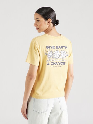 QUIKSILVER - Camiseta 'UNISCREENSS' en beige: frente