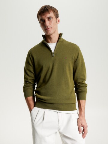 Pull-over TOMMY HILFIGER en vert : devant