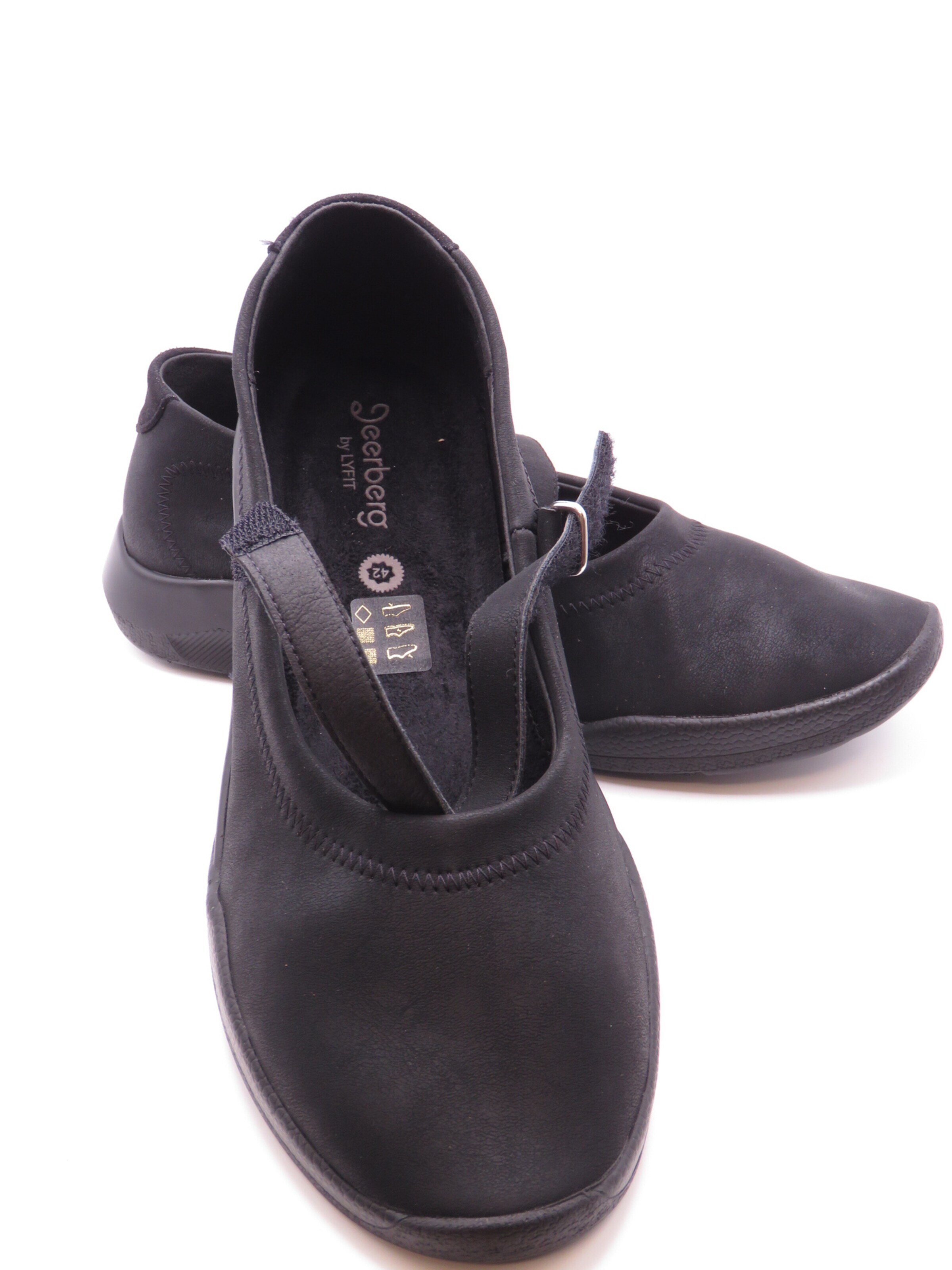 Deerberg - Bailarinas con hebilla 'Bellamy' en negro
