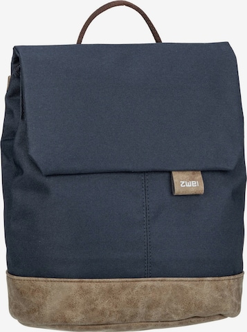 ZWEI Backpack 'Olli' in Blue: front