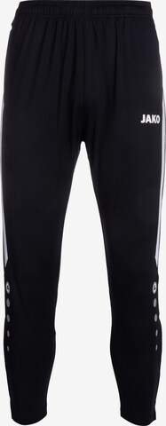 Pantalon de sport JAKO en noir : devant