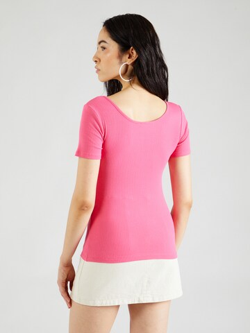 PIECES T-shirt 'Kitte' i rosa