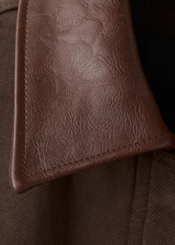 MANGO Between-season jacket 'Amelia' in Brown