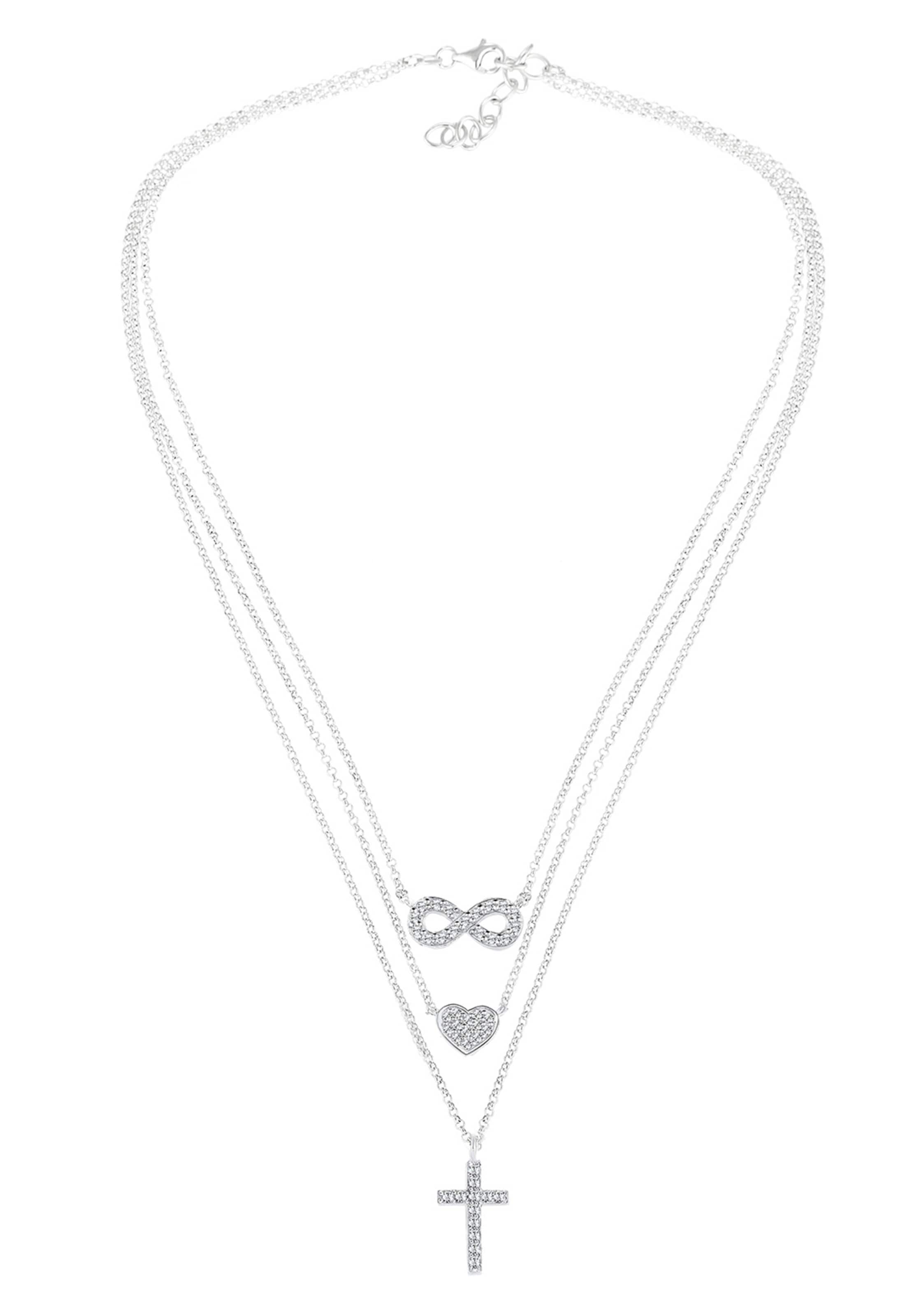 Chaîne ELLI en argent : devant