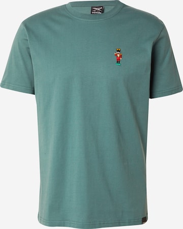 Iriedaily Koszulka 'Nutcrax' w kolorze zielony: przód