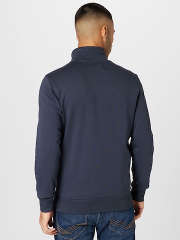 TOM TAILOR Sweatjacke in Blau