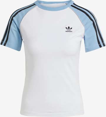 Maglietta 'Adicolor' di ADIDAS ORIGINALS in bianco: frontale