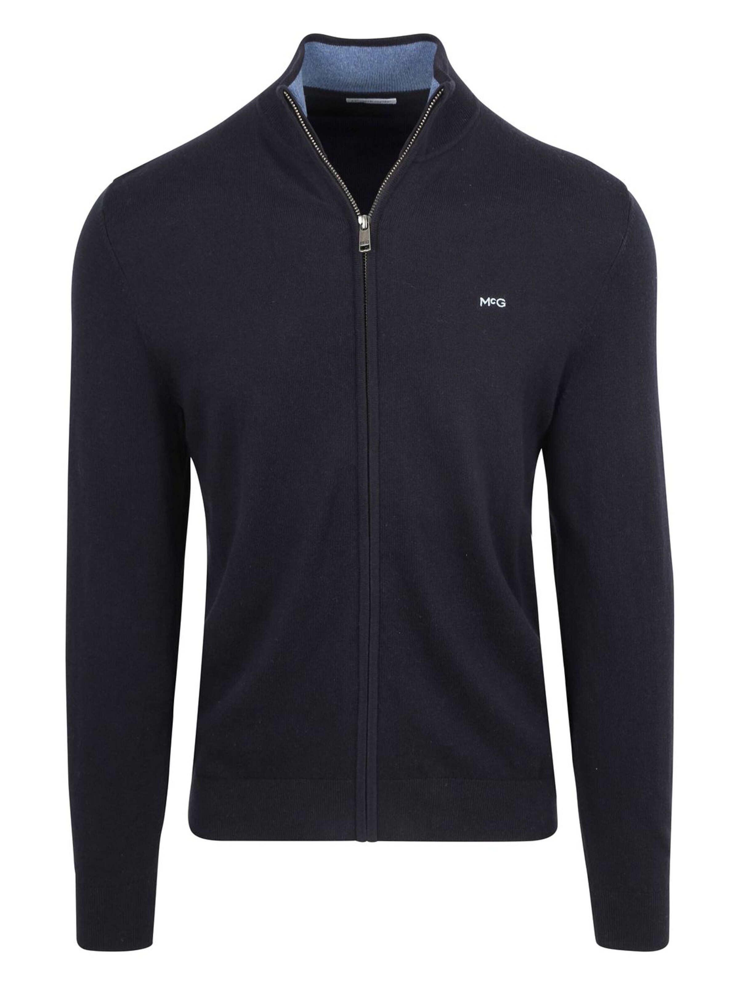 McGREGOR Knit Cardigan in Blue: front