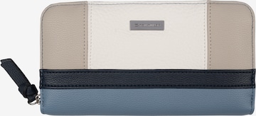 TOM TAILOR Wallet in Beige: front