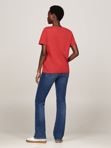 TOMMY HILFIGER T-Shirt in Rot