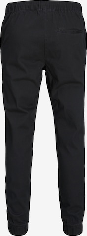 JACK & JONES - Tapered Calças 'Gordon Dave' em preto