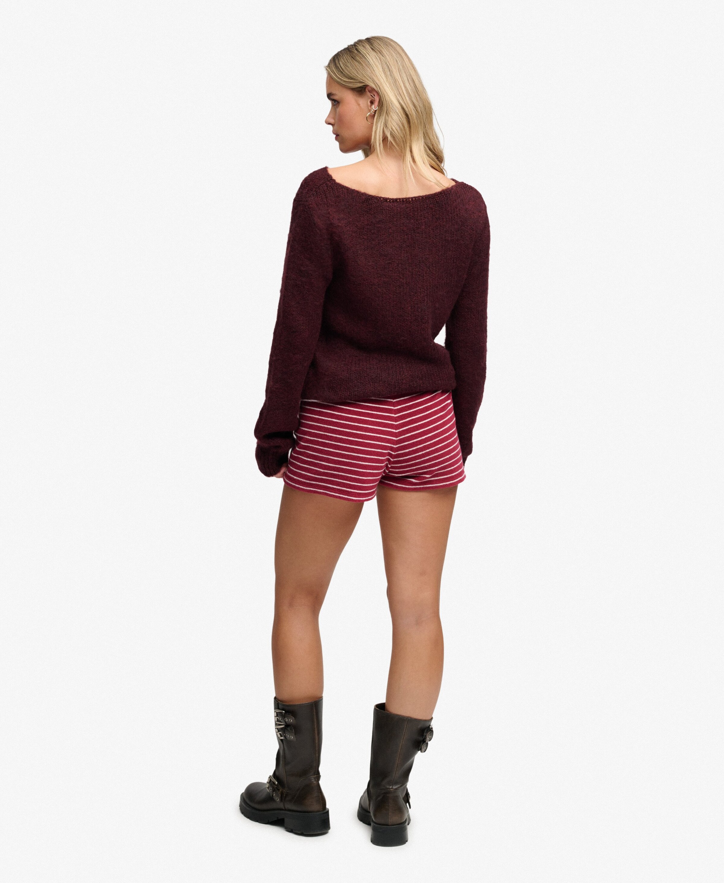 Regular Pantalon Superdry & Co en rouge