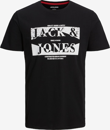 JACK & JONES Shirt 'NEW AIDEN' in Zwart: voorkant