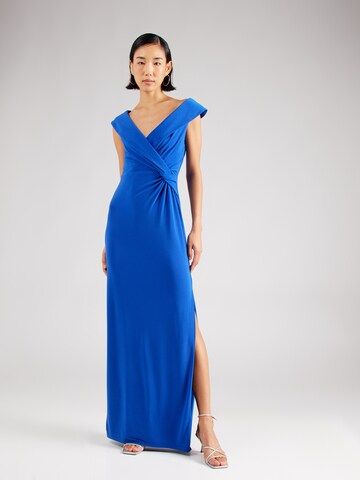 Lauren Ralph Lauren Evening dress 'LEONIDAS' in Blue: front