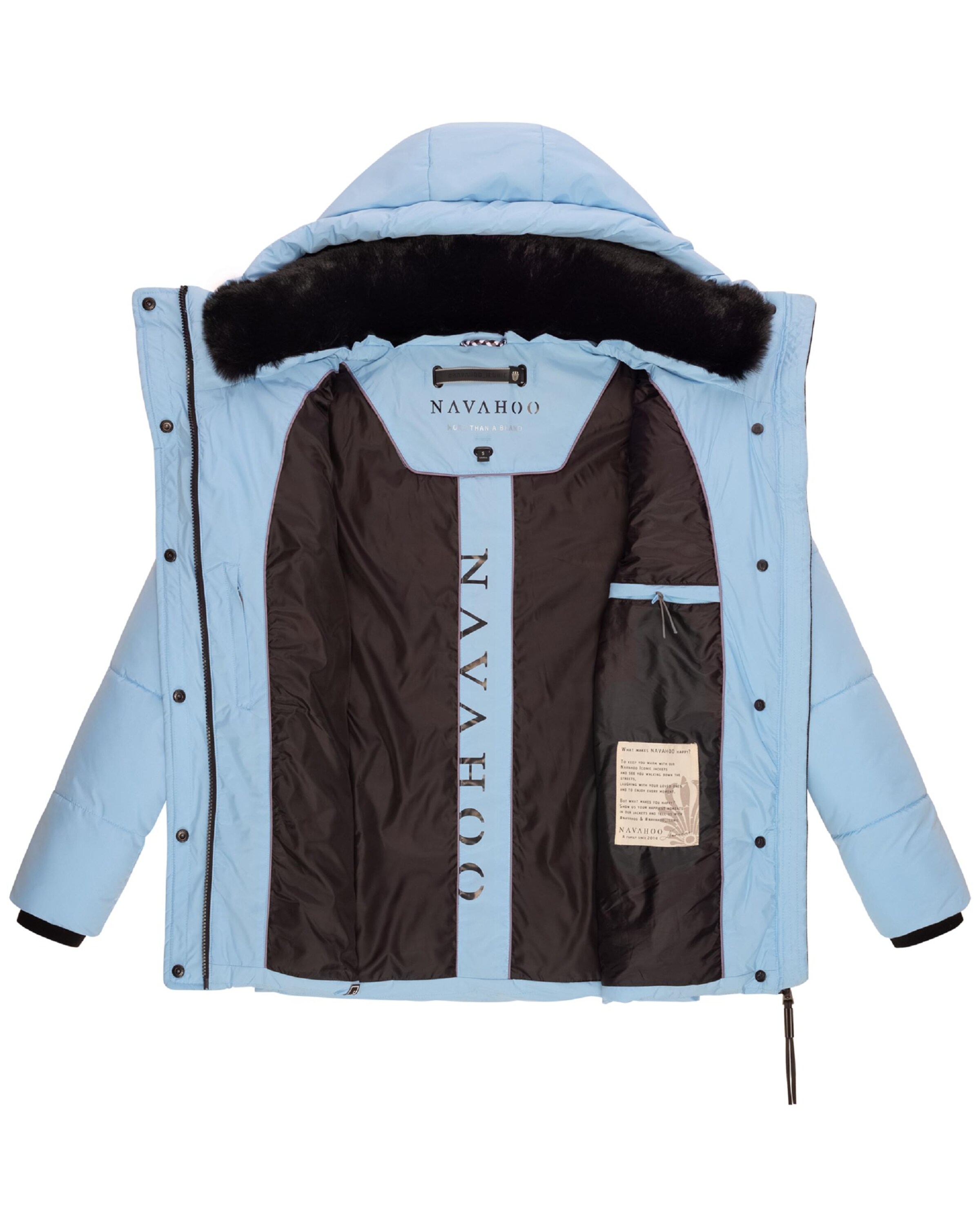 NAVAHOO Winterjacke 'Sag ja XIV' in Blau