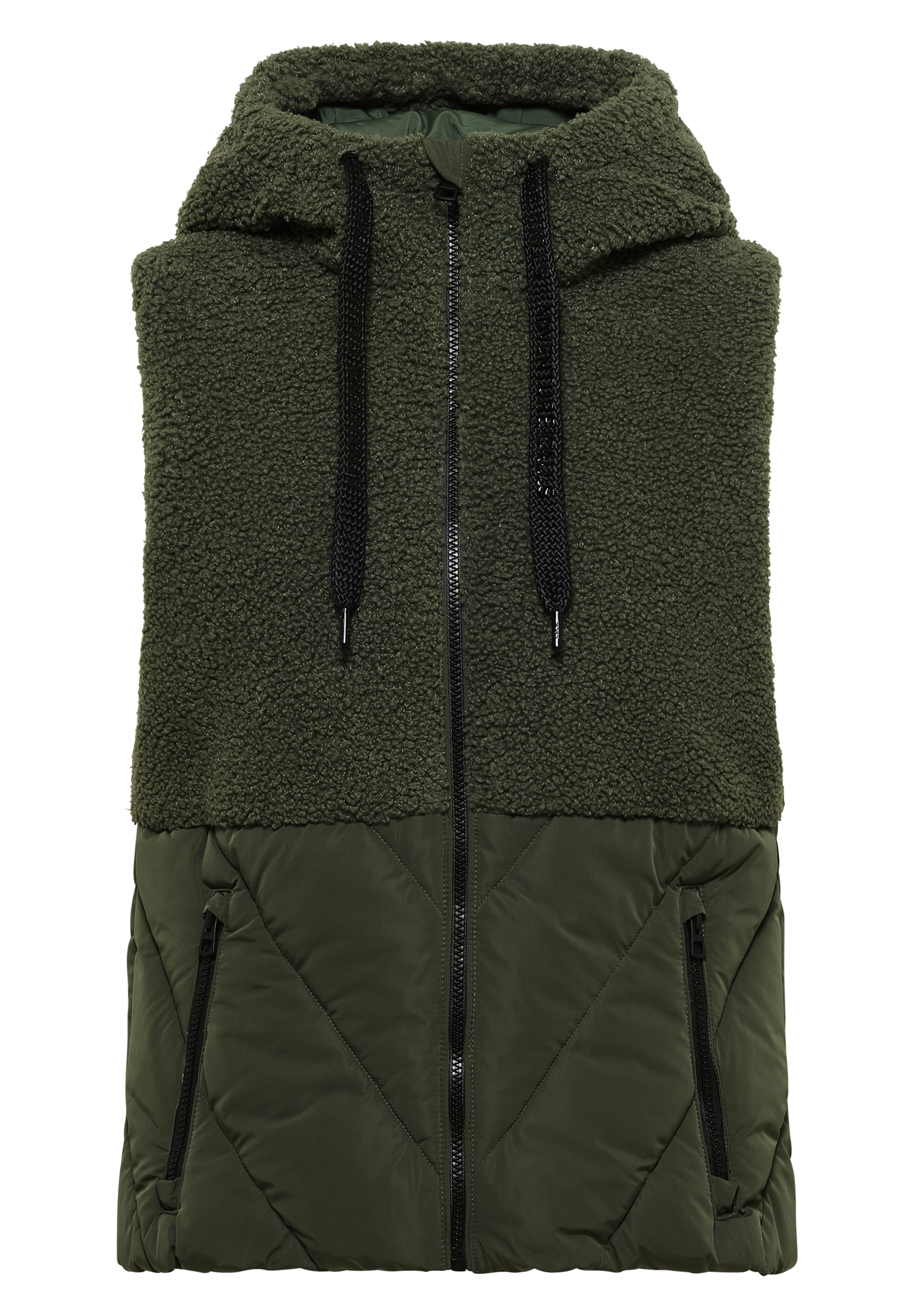 CECIL Vest in Green: front