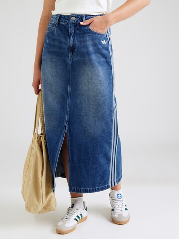 Fustă de la ADIDAS ORIGINALS pe albastru: față