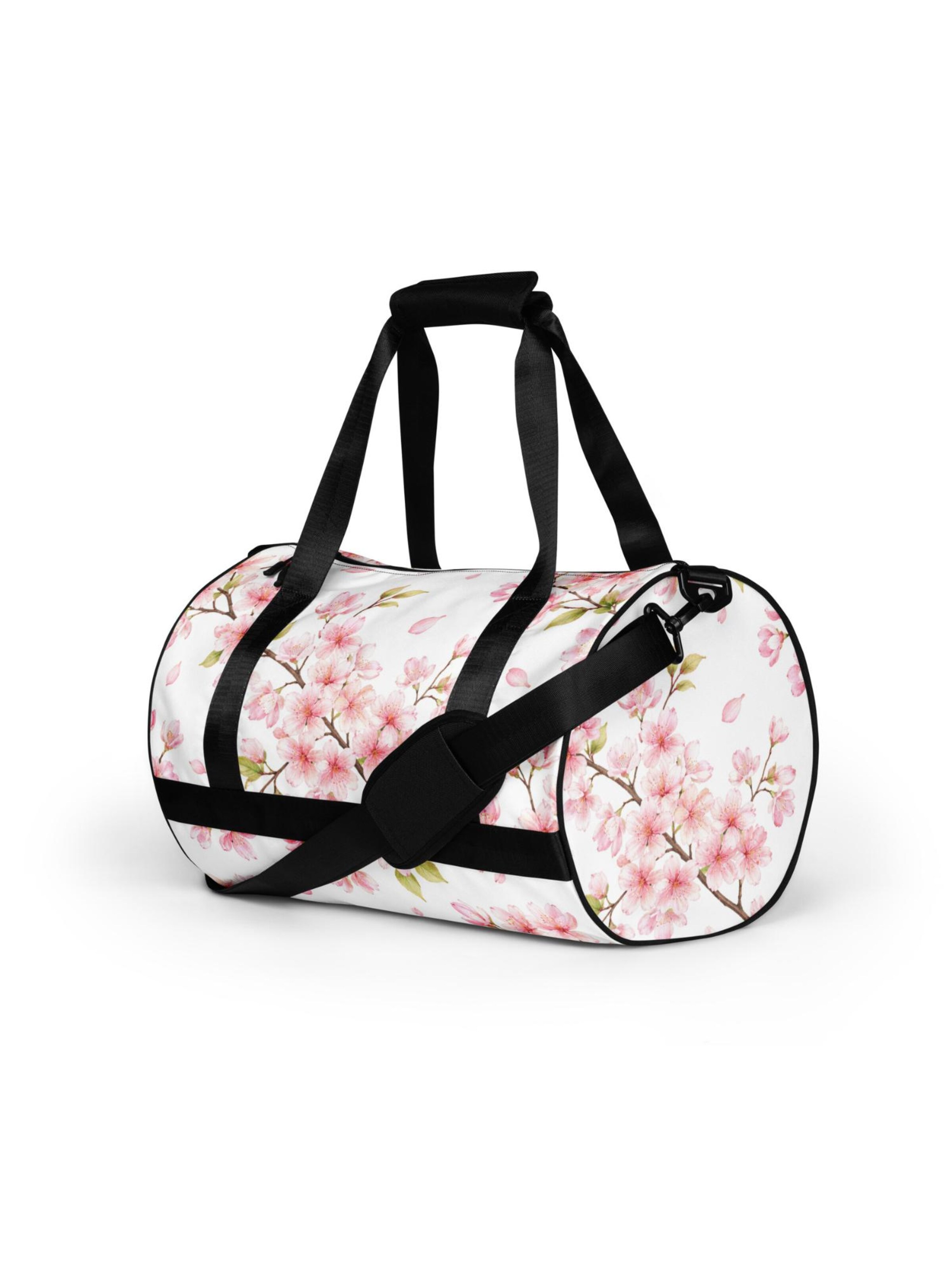 Good to Blue Sportturnbeutel 'Cherry Blossom' in Weiß