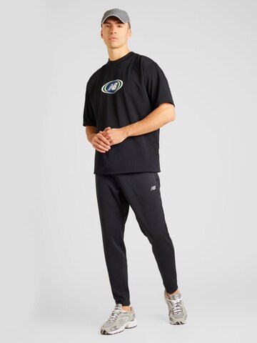 Regular Pantaloni sport de la new balance pe negru