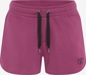 CHIEMSEE Regular Pants in Purple: front