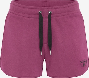CHIEMSEE Regular Pants in Purple: front