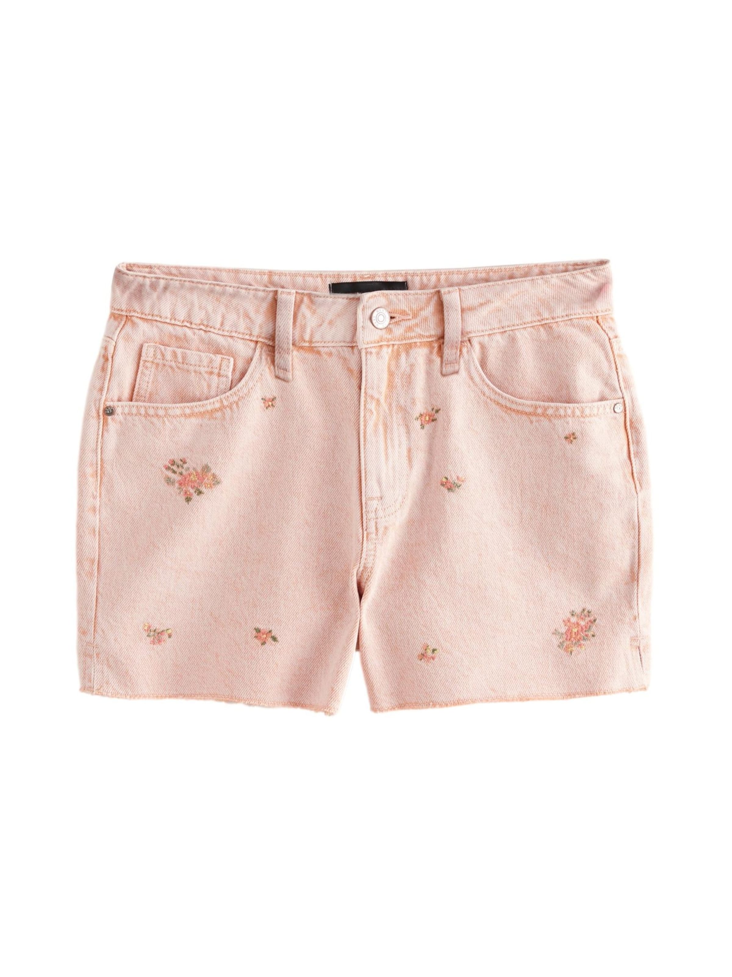 Next Свободный крой Джинсы в Ярко-розовый: спереди