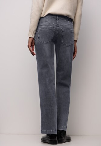 STREET ONE Wide leg Jeans in Grey