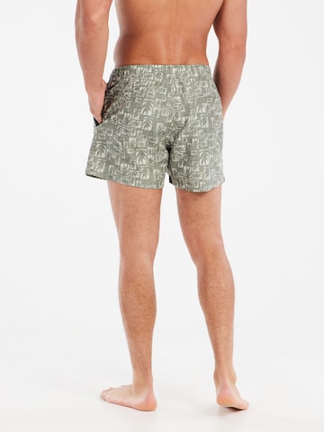 PROTEST Badeshorts 'PRTTifton' in Grün: Vorderseite