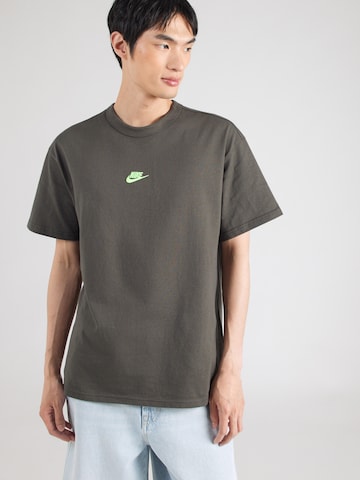 Nike Sportswear Tričko 'PREM ESS' – šedá: přední strana