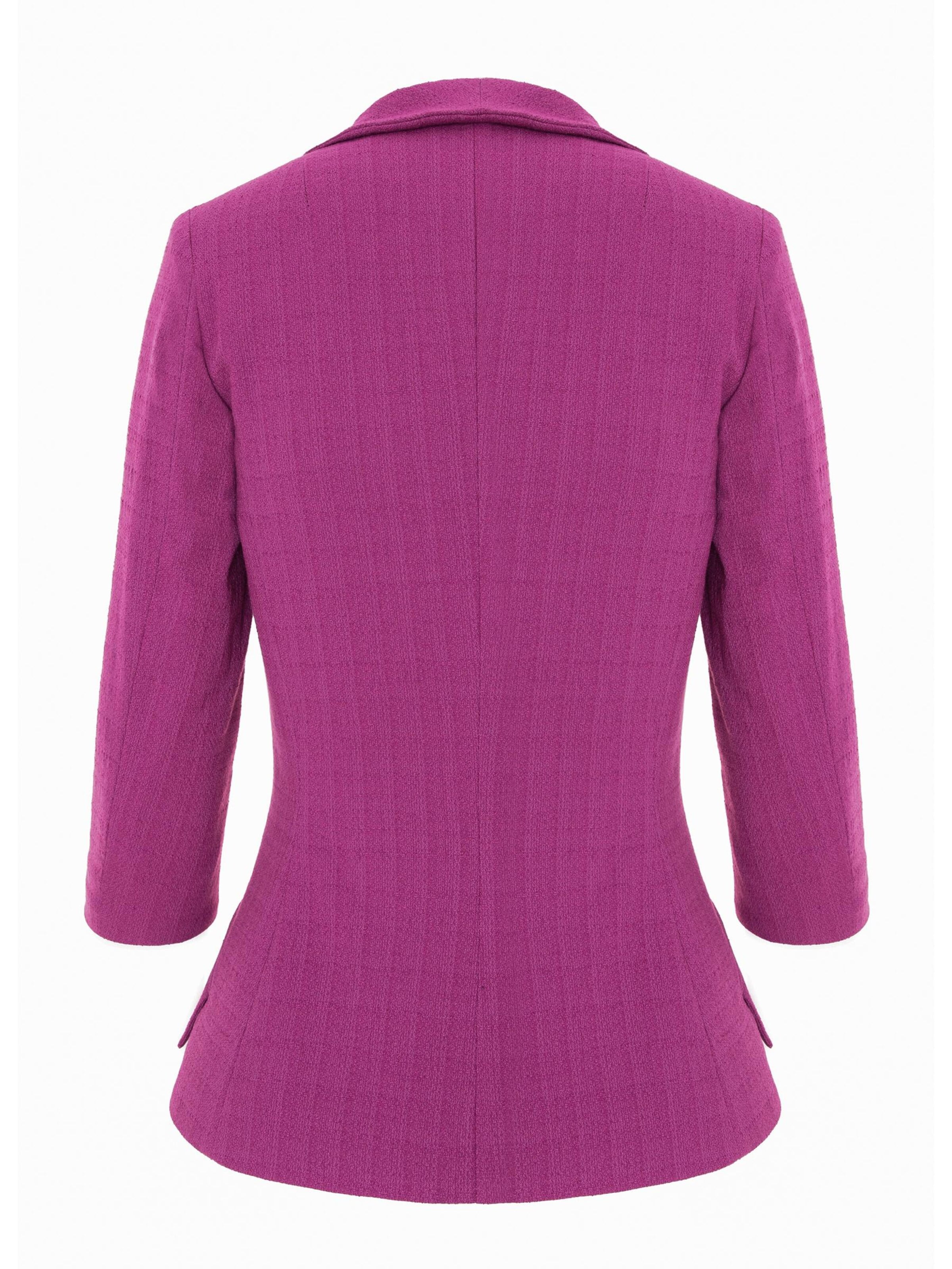 Sacou 'Structured Boucle Blazer' de la AVENUE N°29 pe roz
