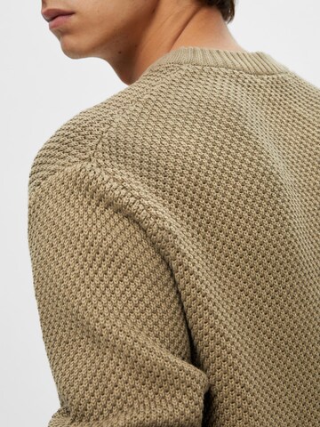 SELECTED HOMME Pullover 'Bert' in Grün