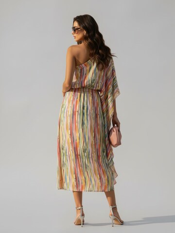 WEARABLE STORIES Jurk 'Loisa' in Gemengde kleuren