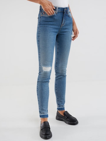 BIG STAR Skinny Jeans 'Adela' in Blauw: voorkant