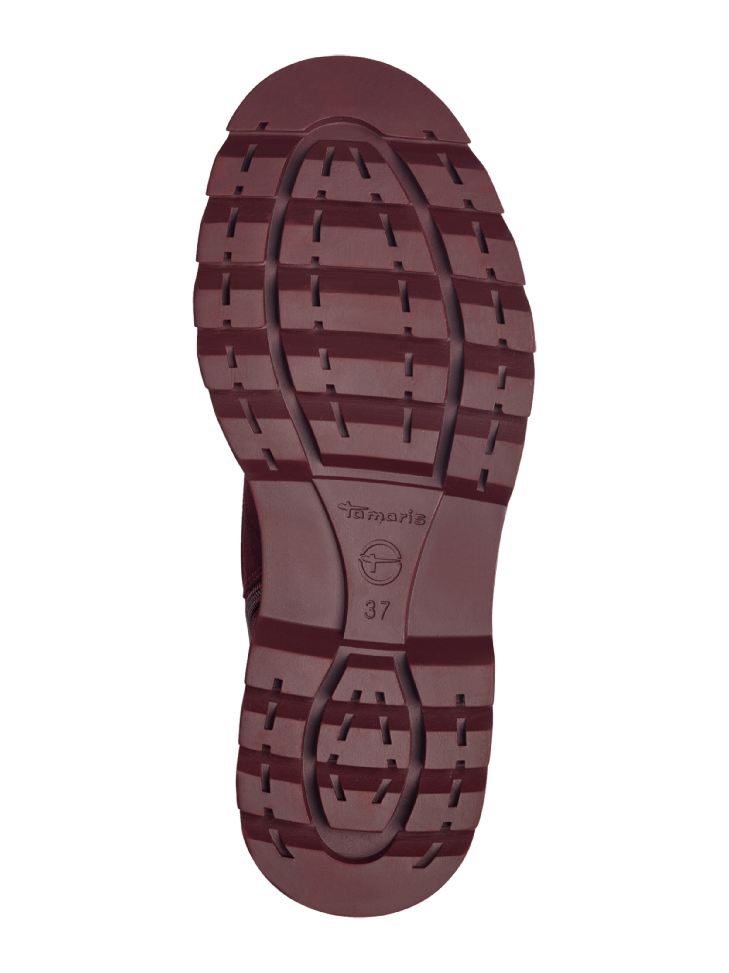 Bottines à lacets Tamaris en rouge